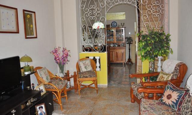 'Living room' Casas particulares are an alternative to hotels in Cuba.